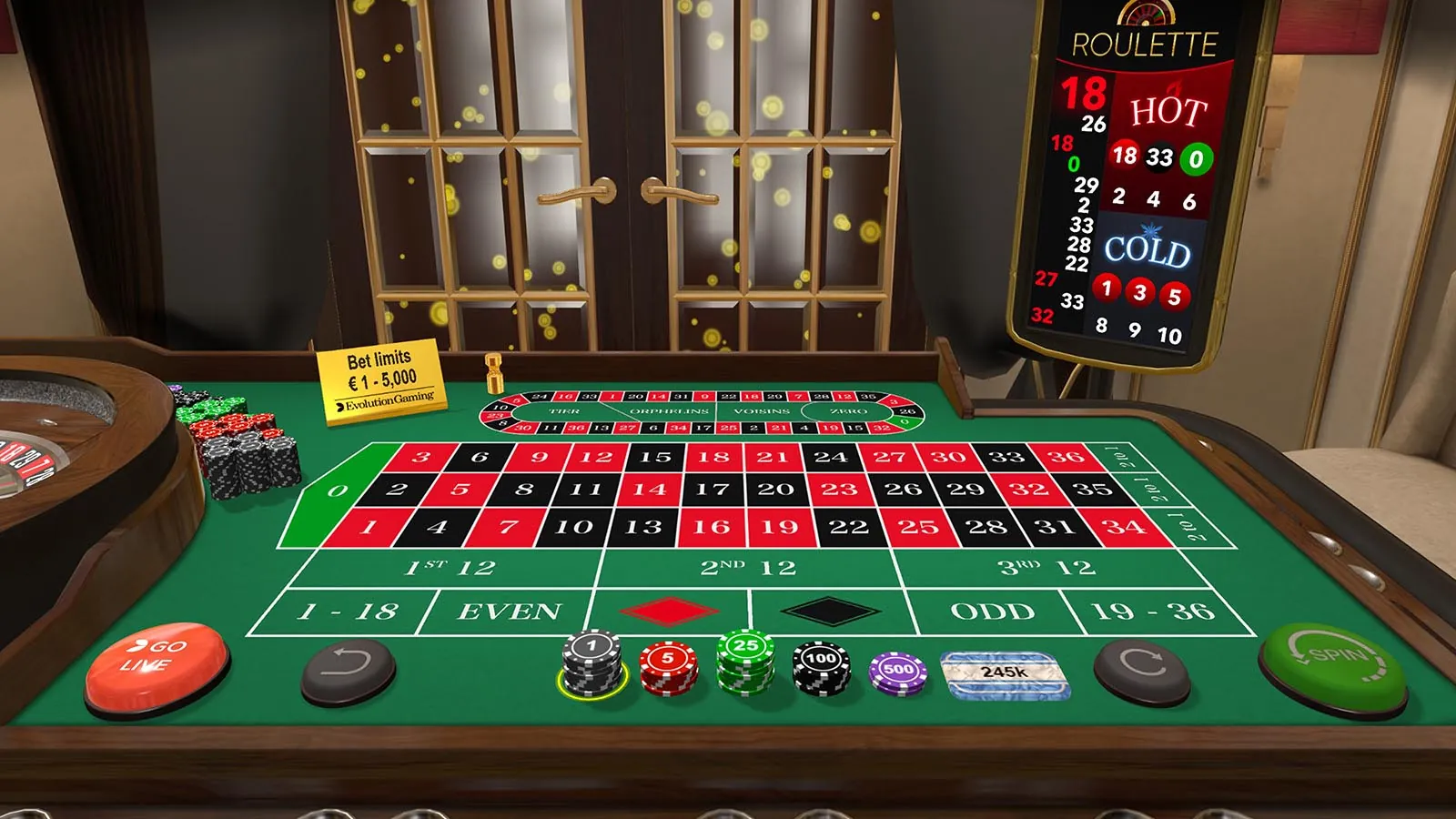 First Person Blackjack — portada del juego (Evolution)