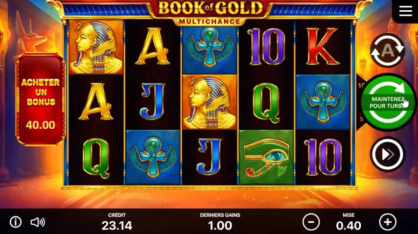Book of Gold: Multichance — partida en directo