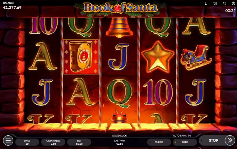 Book of Santa — partida en directo