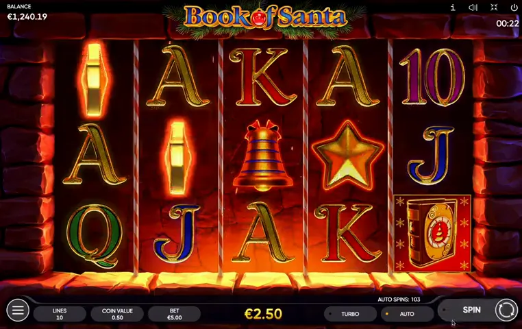 Book of Santa — partida en directo