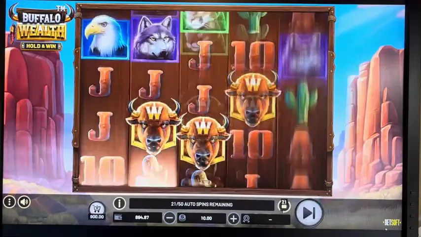 Buffalo’s Wealth Win Spins en juego — captura 1
