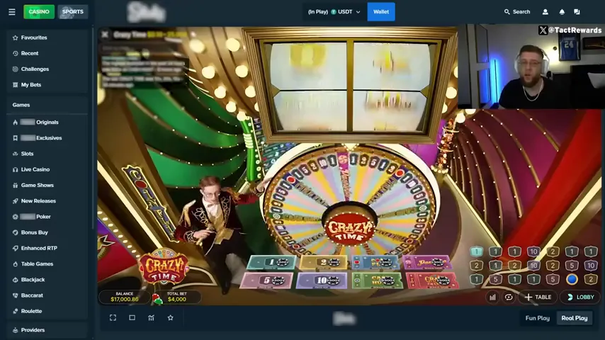 Crazy Time — partida en directo