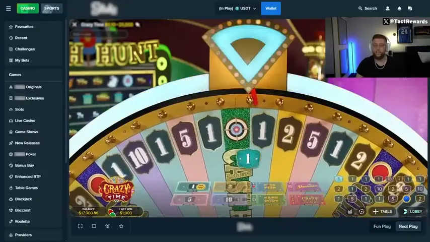 Crazy Time — partida en directo