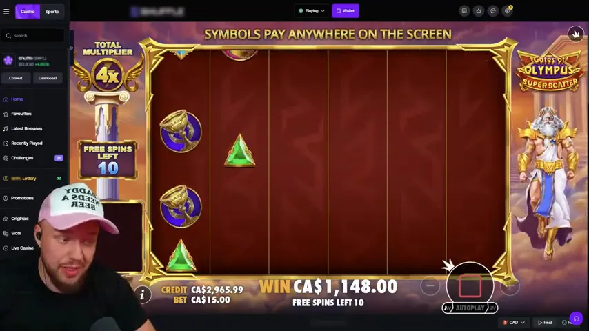Gates of Olympus Super Scatter — partida en directo