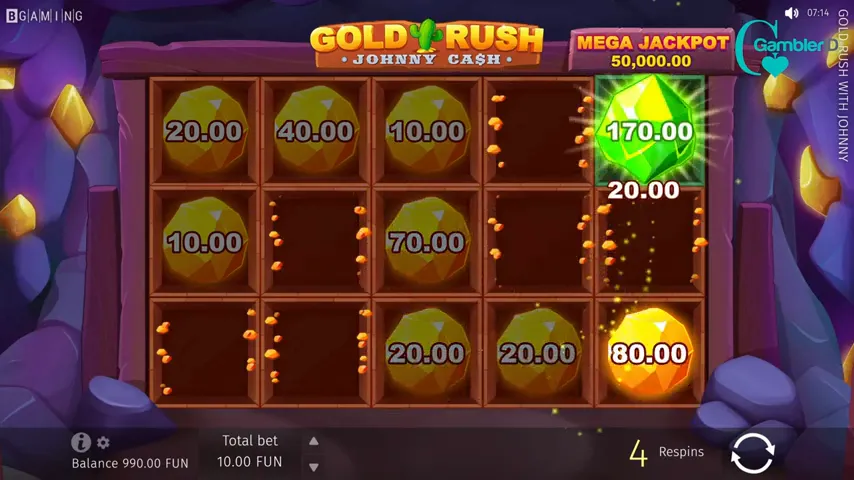 Gold Rush with Johnny Cash en juego — captura 1