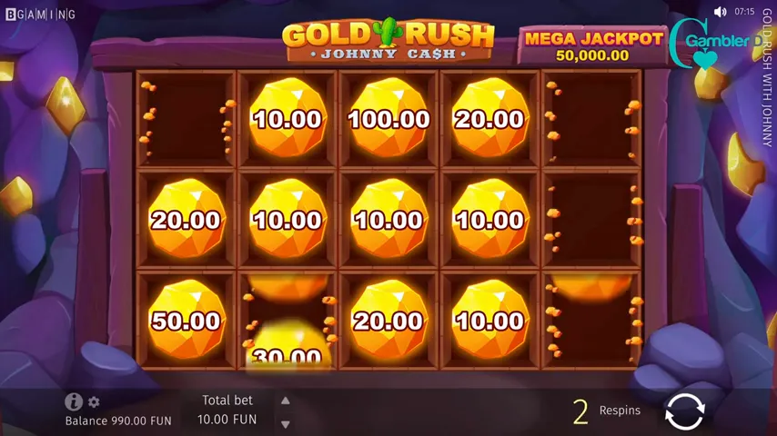 Gold Rush with Johnny Cash — partida en directo