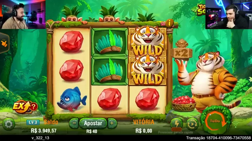 Luck of Tiger — partida en directo
