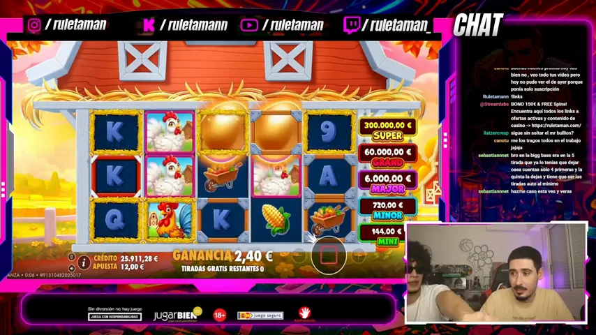 Mega Fire Blaze Ruleta Espana — partida en directo