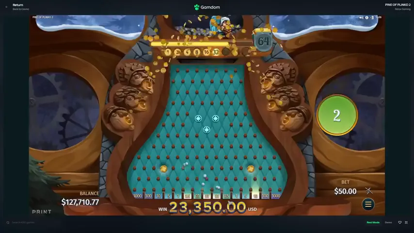 Plinko 2 — partida en directo