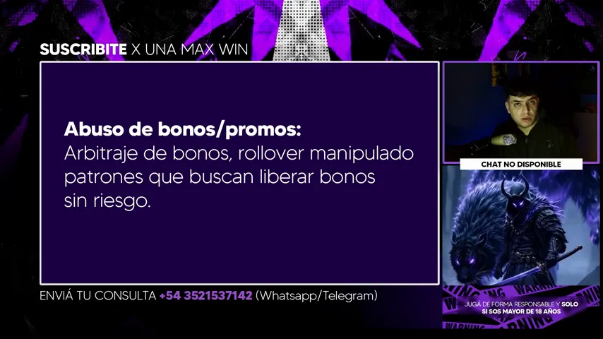 Reclamaciones casino