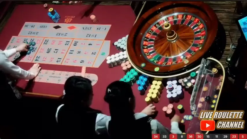 Roulette Live — partida en directo