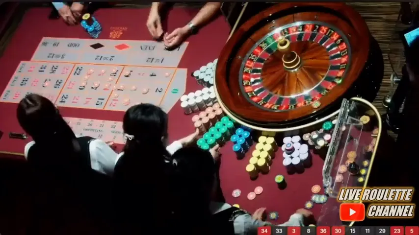 Roulette Live — partida en directo