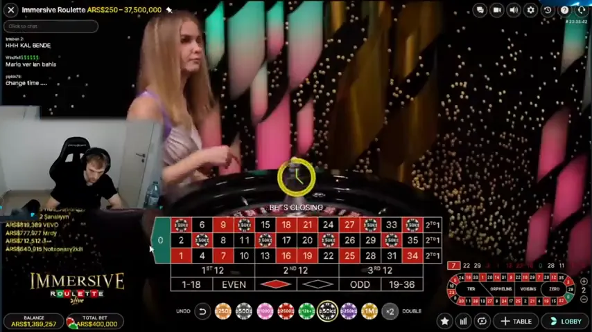 Ruleta En Vivo — partida en directo