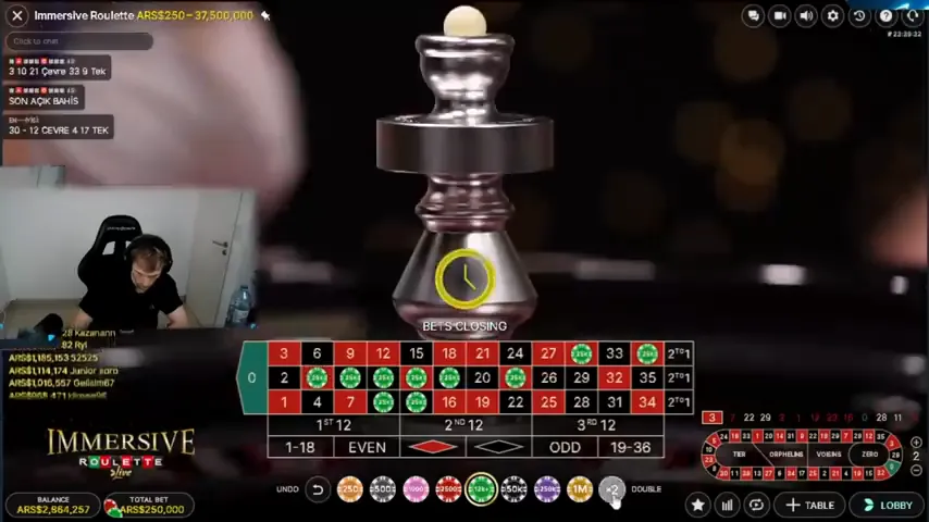 Ruleta En Vivo — partida en directo