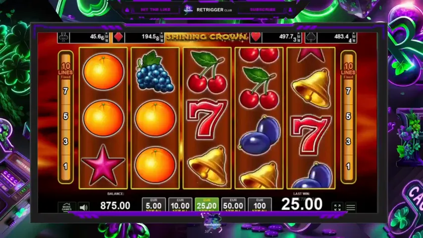 Shining Crown — partida en directo