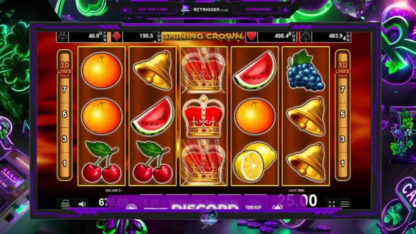 Shining Crown — partida en directo